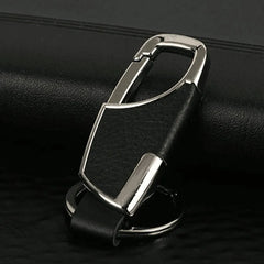 Metallic Key Wallet Leather Keychain Holder Mini Men Car Key