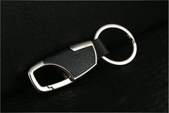 Metallic Key Wallet Leather Keychain Holder Mini Men Car Key