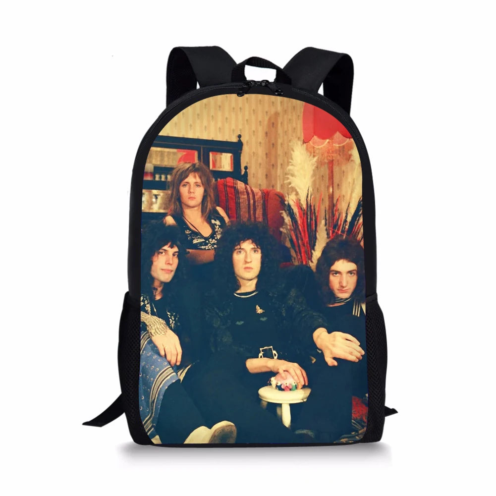 Queen Band Prints School Toddler Backpack