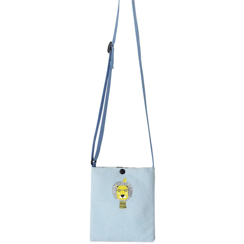 Canvas Shoulder Messenger Bag for Students