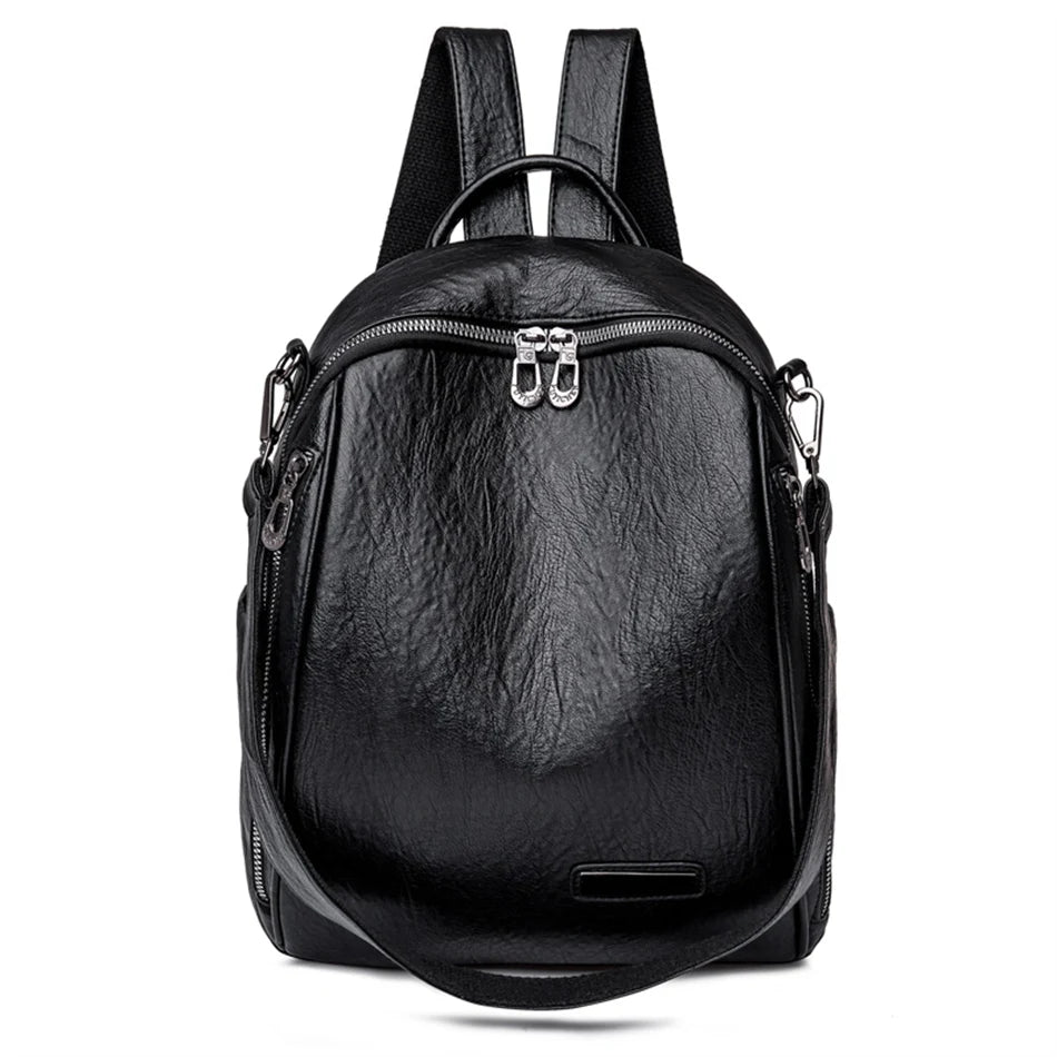 Ladies 3 In 1 Backpack Shoulder Bag Bagpack Academy Bookpack Women Schoolbag
