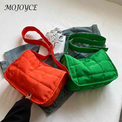Quilted Cotton Crossbody Hand Bag - Adjustable Strap for Travel Shopping