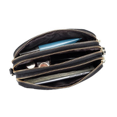 Cow Leather Messenger Bag Women's Crossbody Bag Bolsas