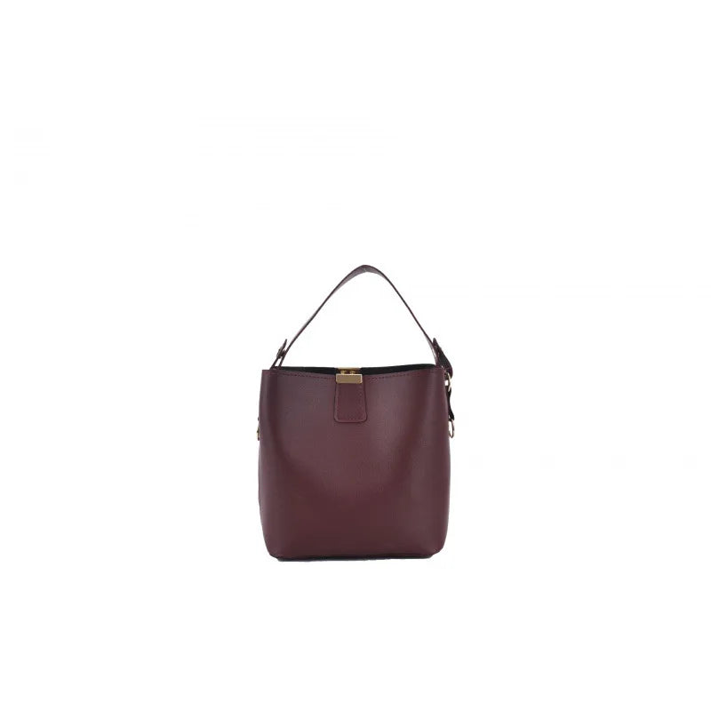 Small Bucket Shoulder Bag Car Line PU Leather Travel Messenger Bags