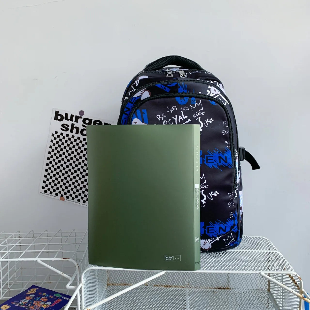 Nylon College Backpack Travel Bag Men Women School Student Laptop