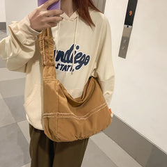 Large Capacity Canvas Messenger Bag for Women and Men