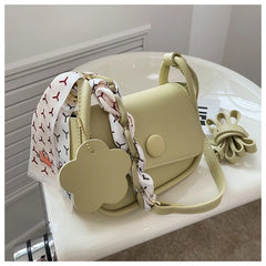 Mini Vintage Ribbon PU Leather Bags 2022New Women's Crossbody Shoulder Bag