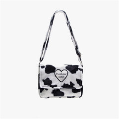 Leopard Pattern Shoulder Bag for Women, Vintage Female Handbag