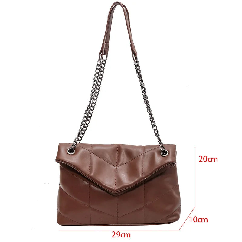 Embroidery Thread Shoulder Bag Small Crossbody for Women