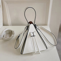 Women's Leather Shoulder Bag High Quality Crossbody Triangle Bag