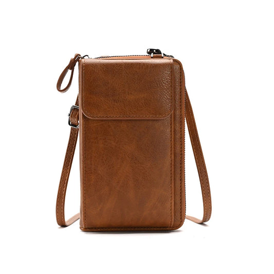Women Crossbody Messenger Bag Mini PU Leather Purse