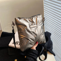 Winter Down Small Crossbody Bag for Women