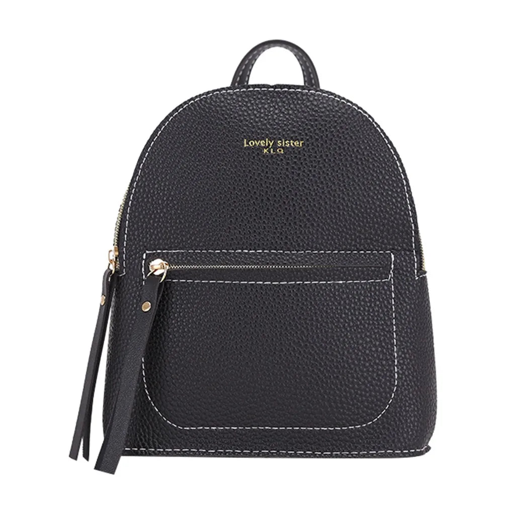 Lady Backpack Mini Soft Touch Multifunction Small Women Shoulder Bag All-Match O