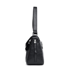 Soft Leather Patchwork Messenger Bag Girl