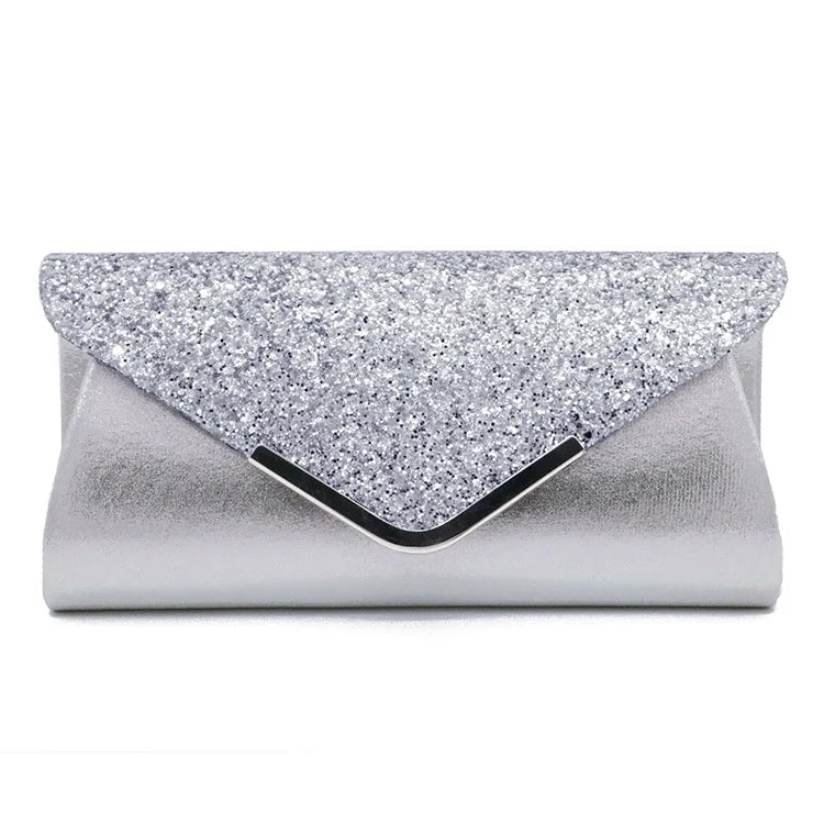 Glitter Clutch Wallet Evening Wedding Prom Purse Handbag