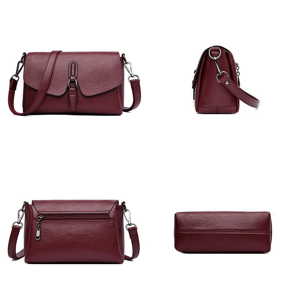 Lambskin Shoulder Bag for Women Messenger Crossbody Bags