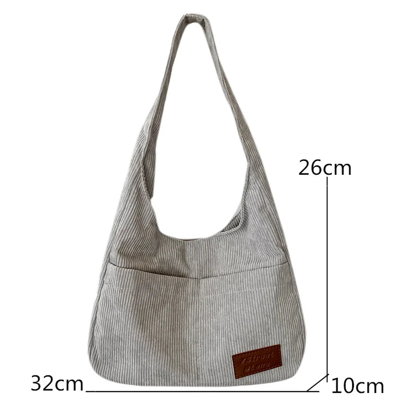 Large Capacity Canvas Handbag Women Shoulder Messenger Bag Female Handbag