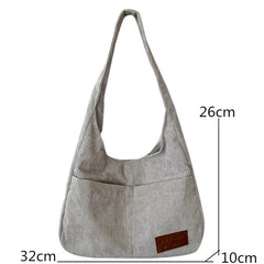 Large Capacity Canvas Handbag Women Shoulder Messenger Bag Female Handbag
