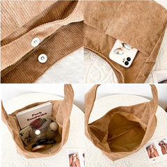 Large Capacity Canvas Handbag Women Shoulder Messenger Bag Female Handbag