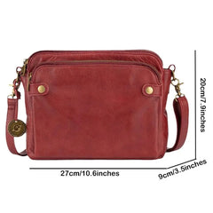 Large Capacity Three Layer Crossbody Bag