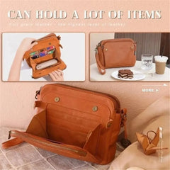 Large Capacity Three Layer Crossbody Bag