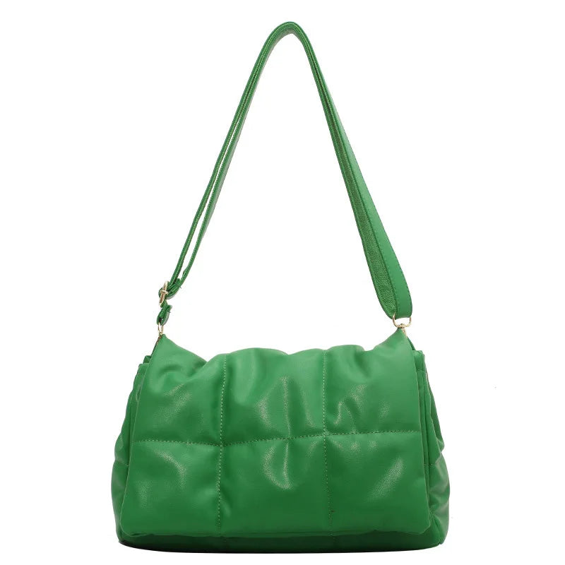 Large Capacity Crossbody Bags Ladies Soft PU Leather Handbag