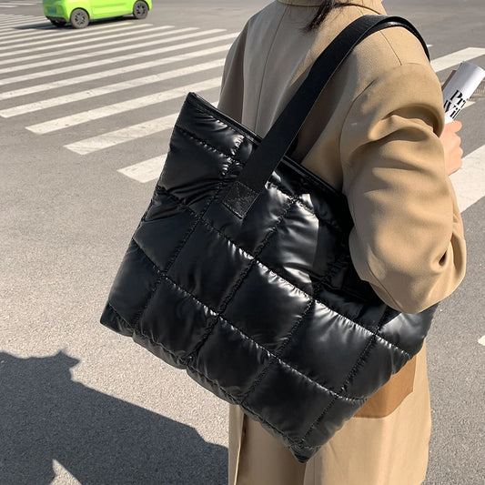 Quilted Shoulder Bag Large Capacity Crossbody Bag