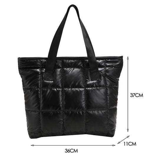 Quilted Shoulder Bag Large Capacity Crossbody Bag
