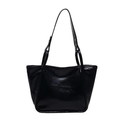 Large Capacity One Shoulder Bag PU Leather Ladies Casual Handbags