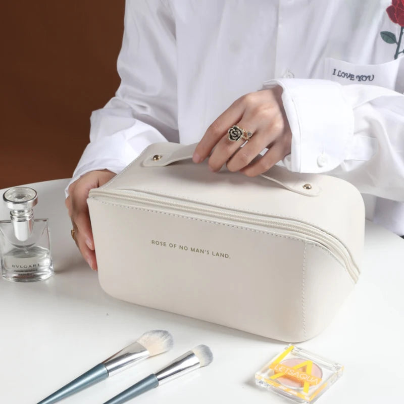 Large Capacity Portable Makeup Bag Women Cosmetic Bag Toiletries Organizer