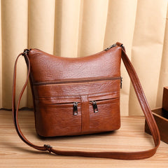 Women's Stylish Large Leather Shoulder Bag