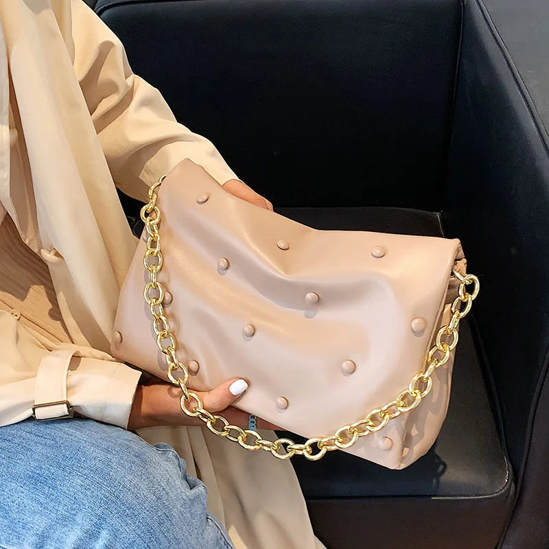 Large Capacity Underarm Bag Lady Chain Shoulder Bag