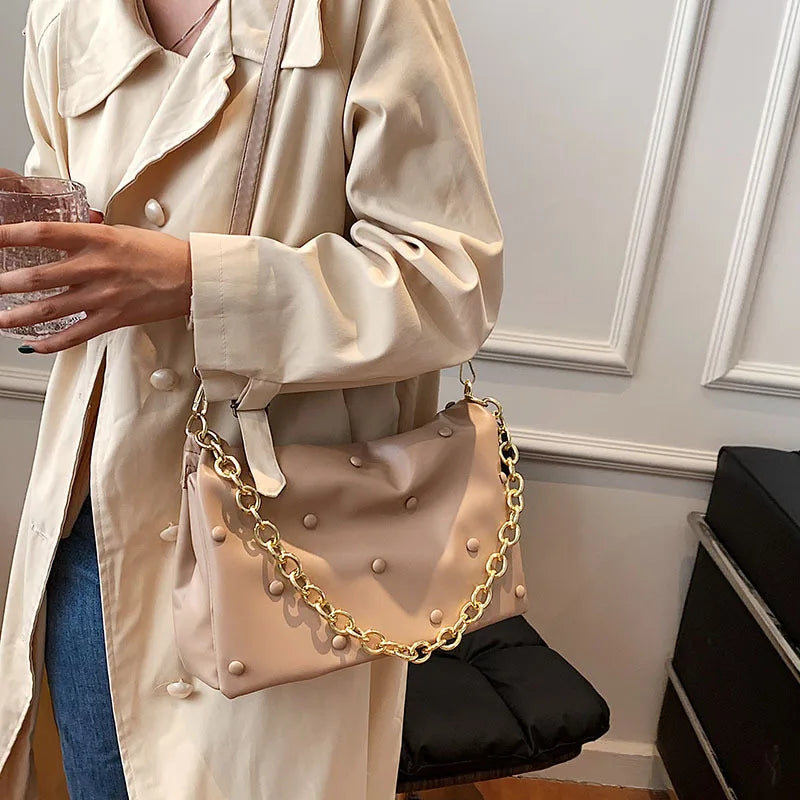 Large Capacity Underarm Bag Lady Chain Shoulder Bag