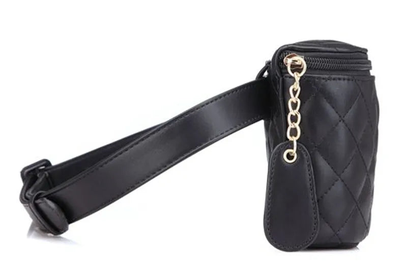 Lattice Ladies Bag Waist Fanny Pack Belt Pouch Travel Hip Bum Women