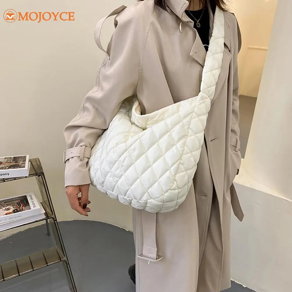 Quilted Winter Handbag Large Capacity Shoulder Bag