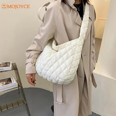 Quilted Winter Handbag Large Capacity Shoulder Bag
