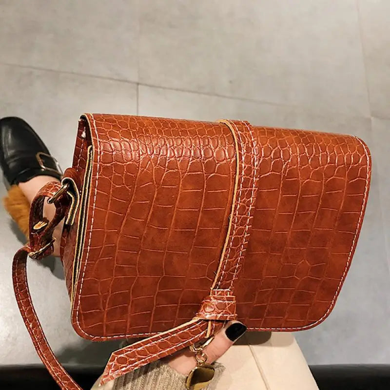 Crocodile Grain Crossbody Bag for Women Party Small Pouch