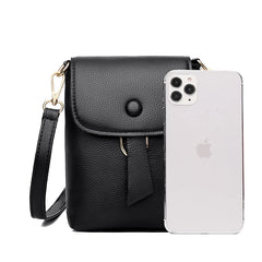 Leather Mobile Phone Bag Women's Shoulder Bags Messenger Bags