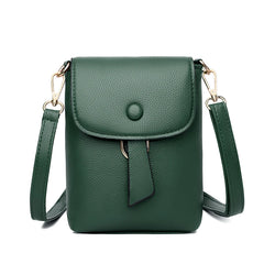 Leather Mobile Phone Bag Women's Shoulder Bags Messenger Bags