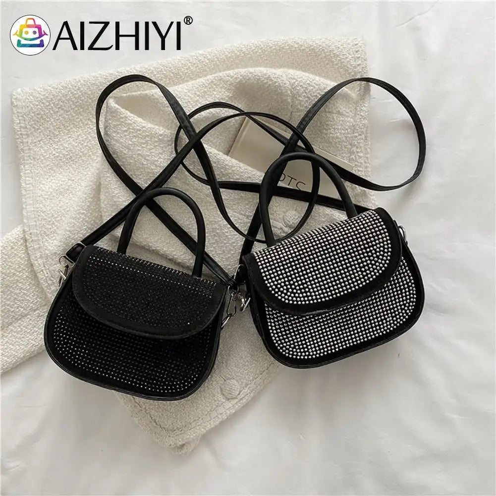 Rhinestone Diamond Small Crossbody Purses Handbags Women