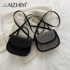 Rhinestone Diamond Small Crossbody Purses Handbags Women
