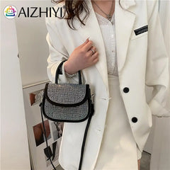 Rhinestone Diamond Small Crossbody Purses Handbags Women