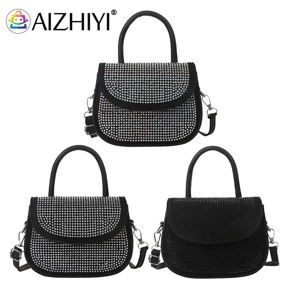 Rhinestone Diamond Small Crossbody Purses Handbags Women