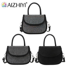 Rhinestone Diamond Small Crossbody Purses Handbags Women