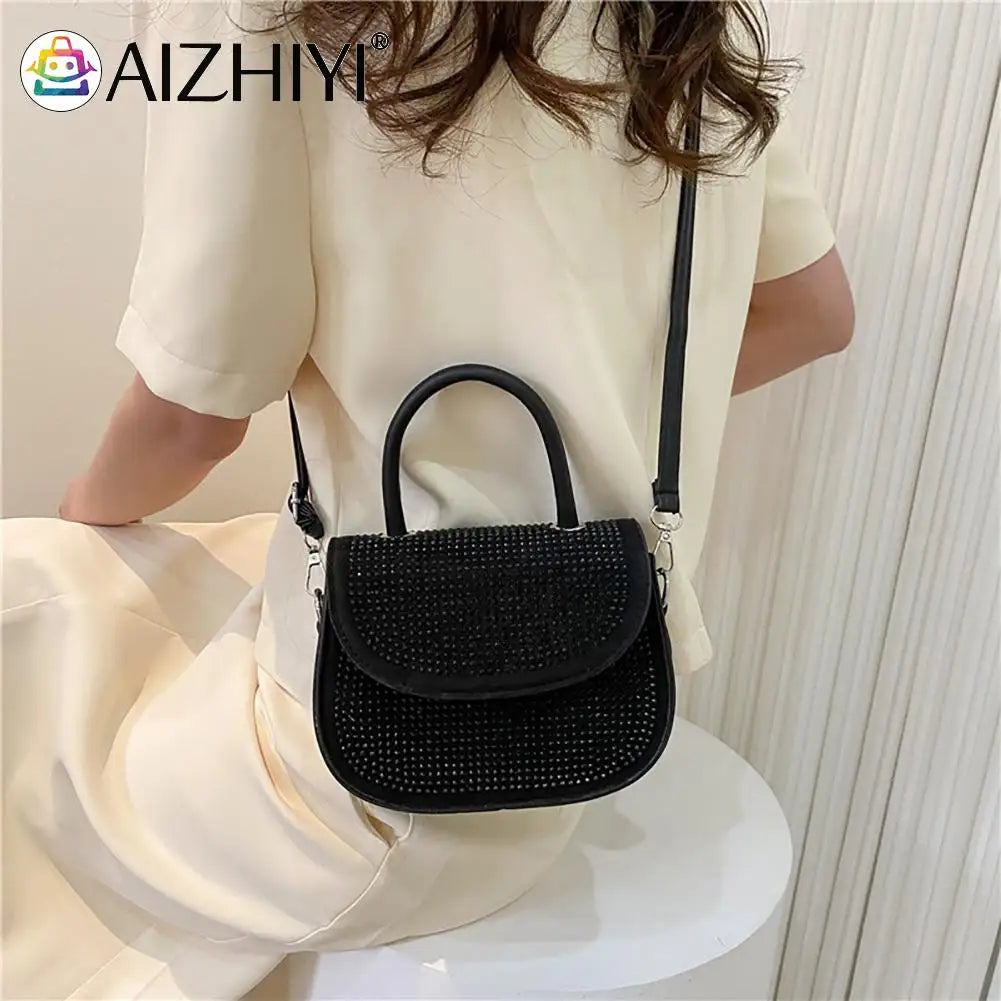 Rhinestone Diamond Small Crossbody Purses Handbags Women