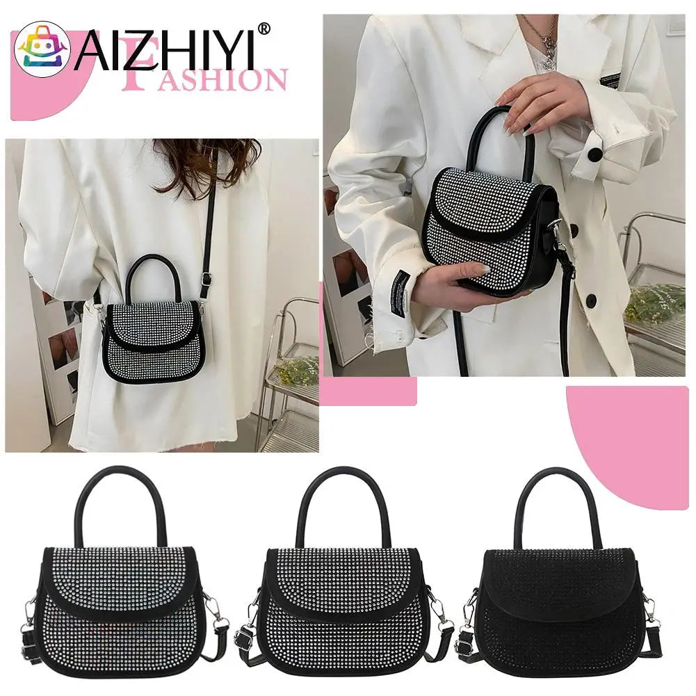 Rhinestone Diamond Small Crossbody Purses Handbags Women