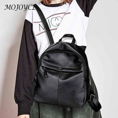 Leather Women Backpack Shoulder Bag Large Capacity Knapsack