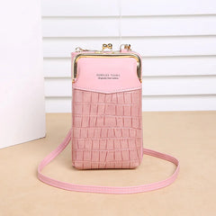 Embossed Crocodile Pattern Women Wallet Large Capacity Messenger Bag