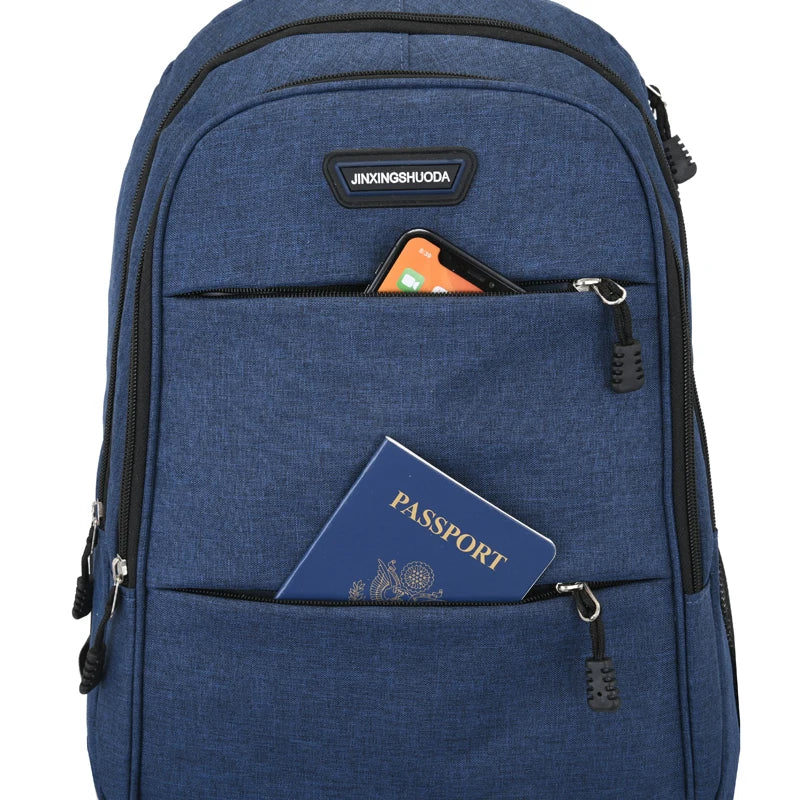 Leisure Men's Backpack Big Capacity Lightweight Nylon Travel Backpack