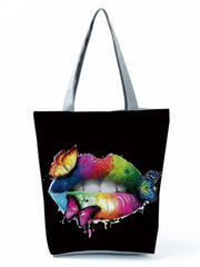 Leopard Shoulder Bags Travel Beach Bag Reusable Shopping Bag